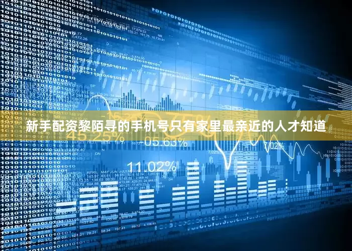 新手配资黎陌寻的手机号只有家里最亲近的人才知道