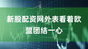新股配资网外表看着欧盟团结一心